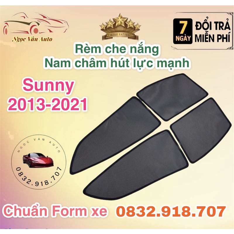 Rèm Che Nắng Nam Châm Nissan Sunny 2013 - 2021 hàng loại 1