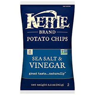 Khoai tây chiên Kettle Potato Chips Sea Salt and Vinegar - Nhập khẩu Mỹ 142g