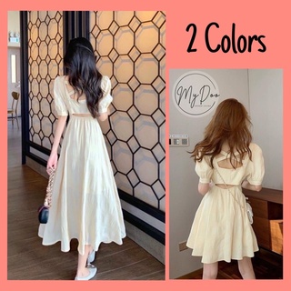 Đầm ngắn tay thiết kế lưng trần trẻ trung năng động cho nữ[ chạy số lượng rẻ nhất ] - V16
