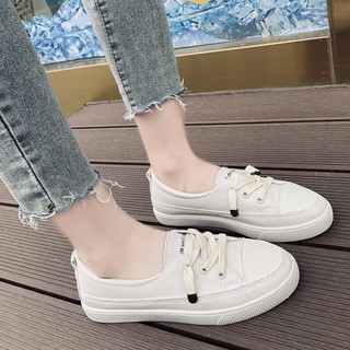 [Sẵn] Giày bệt lười trắng