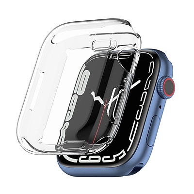 Ốp Case TPU Bảo Vệ Màn Hình Mạ Chrome cho Apple Watch Series 7 (Size 41mm/45mm).