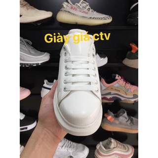 Giày thể thao mq trắng gót đen