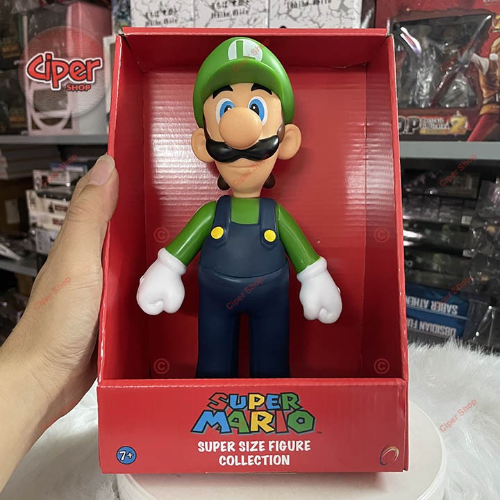 Mô hình Luigi Mũ Xanh  - Mô hình Mario - Figure Action Luigi