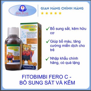 Fitobimbi Ferro C - Bổ sung Sắt, Kẽm và các Vitamin, Khoáng Chất. Giúp tăng cường sức đề kháng