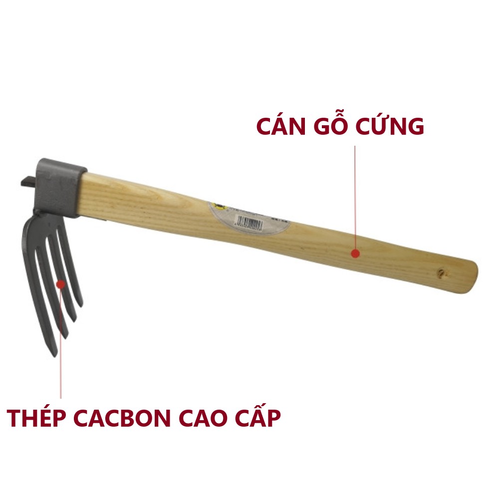 Cây Cào Cầm Tay 4 Răng 380mm A0694 CMART