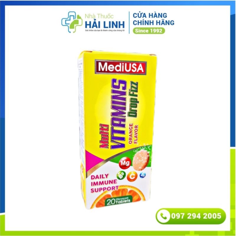 Vitamin Tăng sức đề kháng Multi Vitamins Mediusa ⚡ Nhập khẩu Mỹ