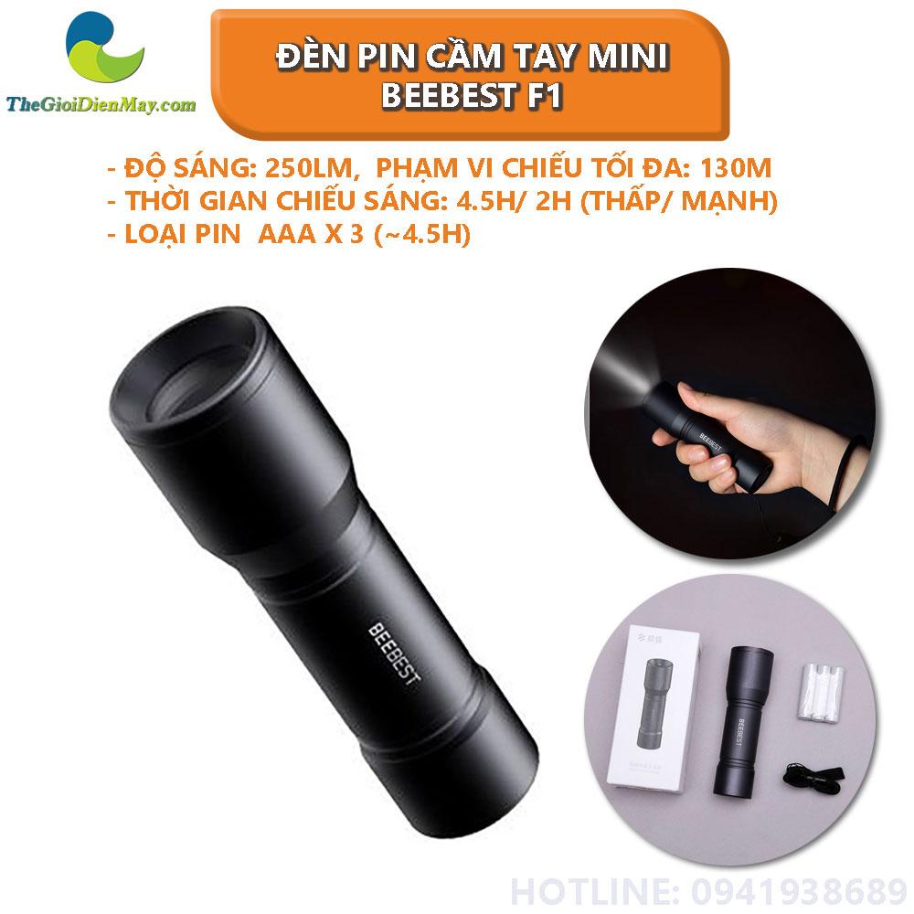 Đèn pin cầm tay mini Xiaomi Beebest F1 - Shop Thế Giới ĐIện Máy