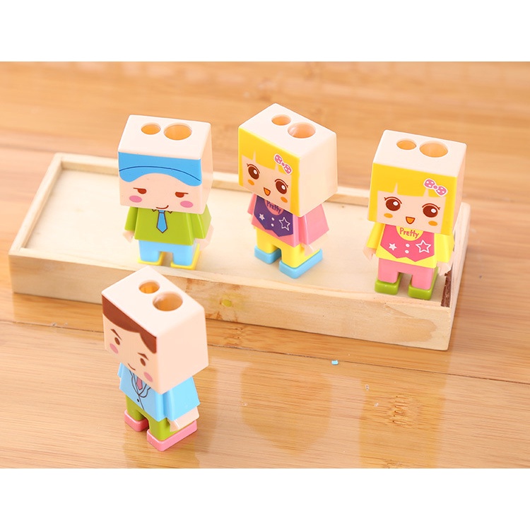 Gọt Bút Chì Hình Nhân Vật Hàn Quốc Dễ Thương