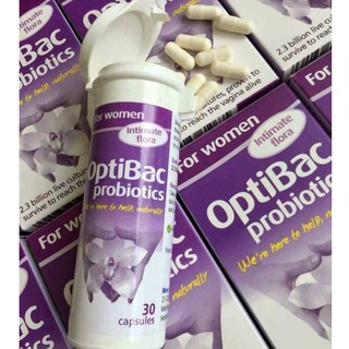 Men Optibac Tím 30 viên của Uk