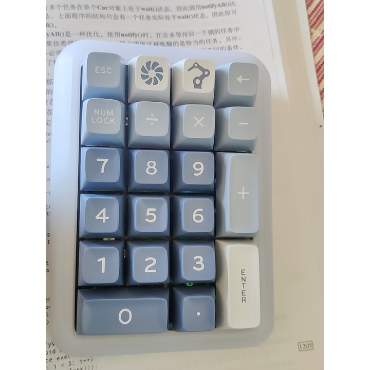 Numpad kit bàn phím số Everlight SK 21s winter melon