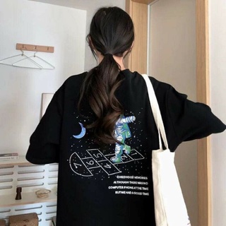 Áo thun unisex nam nữ phi hành gia vũ trụ feriner