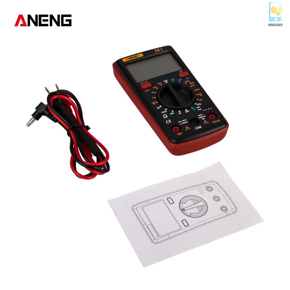 Vạn năng kế HABOTEST ANENG M1 cầm tay có màn hình hiển thị LCD độ chính xác cao