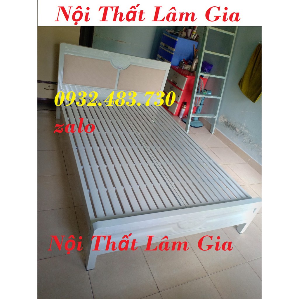 giường sắt vuông 50 cao cấp 1m6x2m