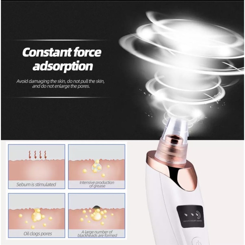 Máy Hút Mụn Cám,Đầu Đen Mụn Bọc Spa Cầm Tay Mini Sạc Pin Màn Hình LCD Cao Cấp | BigBuy360 - bigbuy360.vn