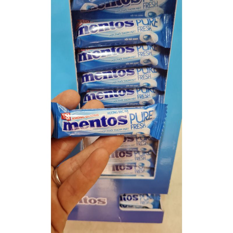 Sỉ Combo 2 thỏi kẹo Gum  Mentos không đường