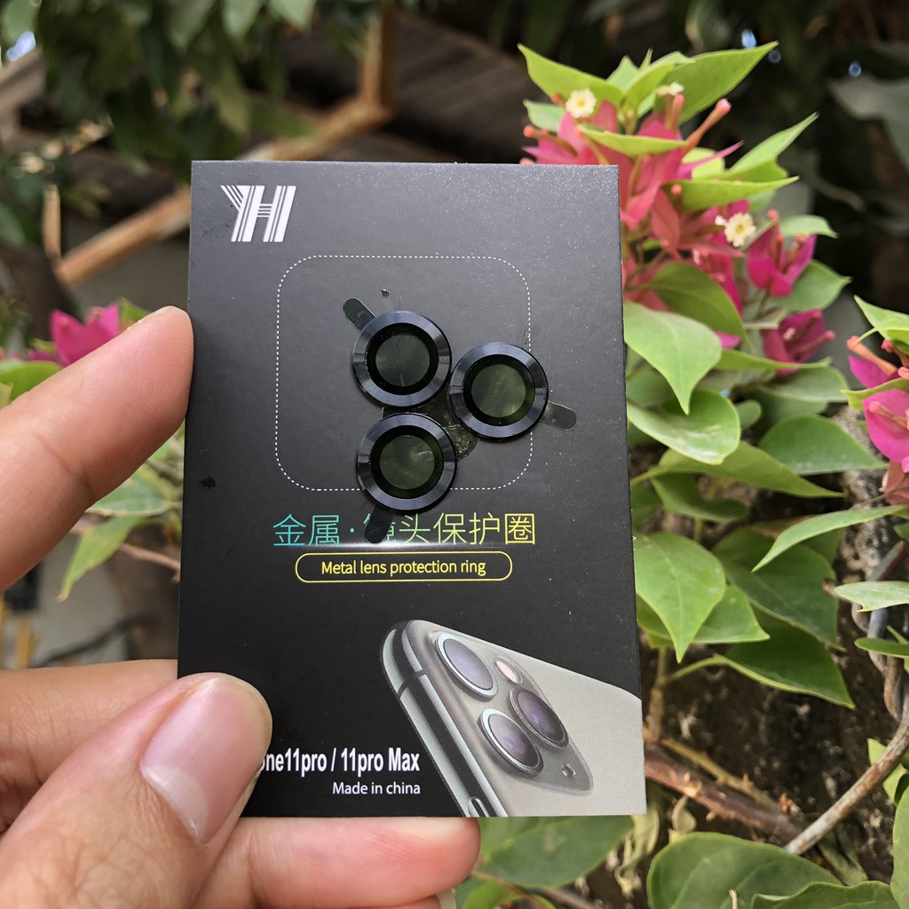 Vòng Bảo Vệ Camera IP 11Pro/ 11Pro Max (Bộ 3 Vòng) - Hạn Chế Vân Tay Và Mờ Camera
