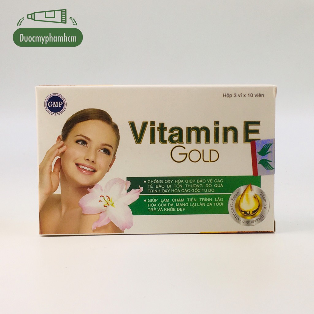 Vitamin E Gold -  Tăng Cường Sức Đề Kháng, Giảm Lão Hóa Da