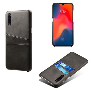Ốp lưng Xiaomi Mi 9 Mi9 - Ốp lưng da kiêm khe đựng thẻ, chống bám mồ hôi và trơn trượt