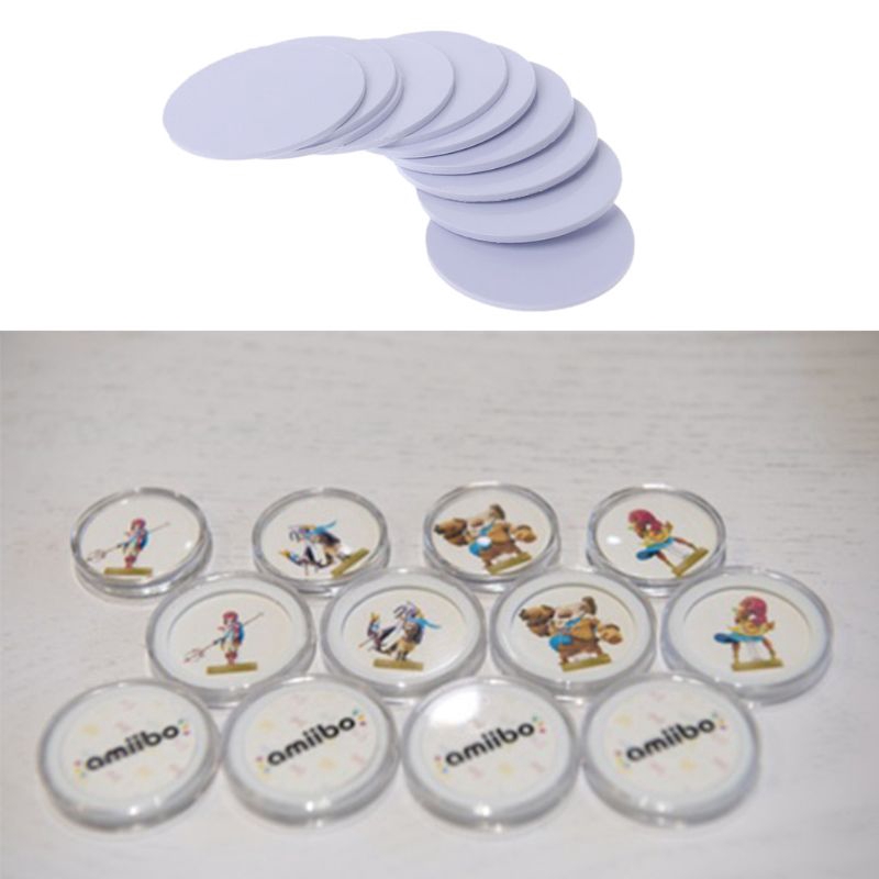 10PCS Ntag215 NFC Tags Phone Available Labels RFID Tag 25mm