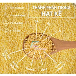 Hạt Kê vàng hữu cơ đã bóc vỏ 500Gr