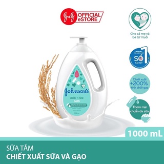 Sữa tắm Johnson's chứa sữa và gạo 1000ml