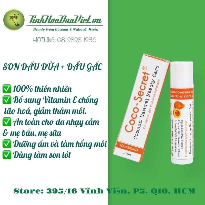 (Date 2025) SON GIÓ DỪA HỒNG MÔI Có màu và không màu