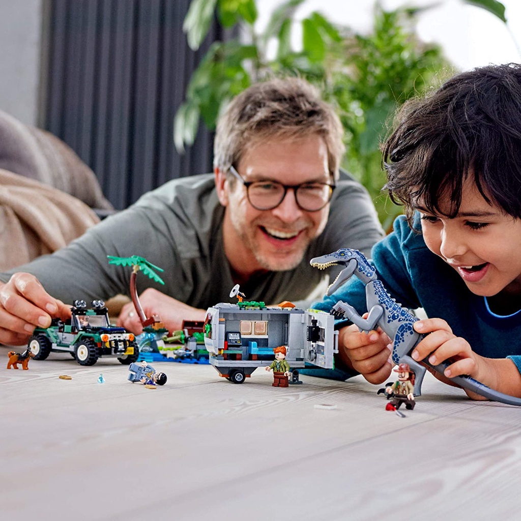 LEGO Jurassic World 75935 Đối mặt Khủng long Baryonyx: Đi tìm kho báu
