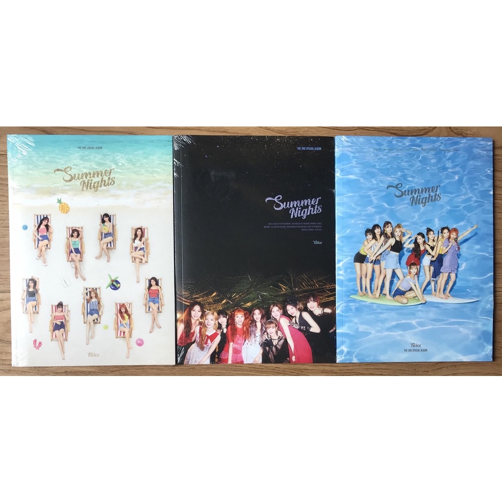 TWICE - bộ album nhạc Summer Nights nguyên seal