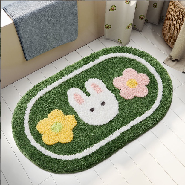 [Cao Cấp] Thảm Bông Cashmere Trải Sàn Lau Chân Mềm Mịn