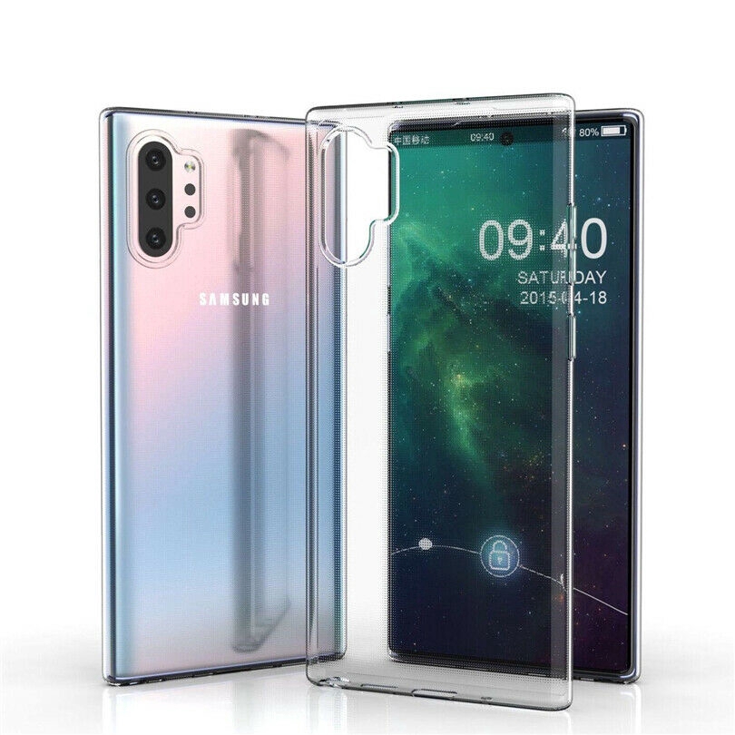 For Samsung Galaxy Note 10 Plus 9 8 5 4 FE Ultra-thin Clear Soft TPU Case Cover