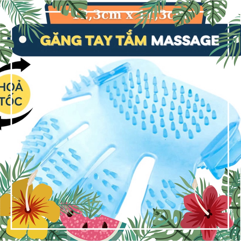 Găng tay tắm massage cho chó mèo (silicon) chải lông gỡ rối đánh bông lông giữ cho thú cưng và nhà củ