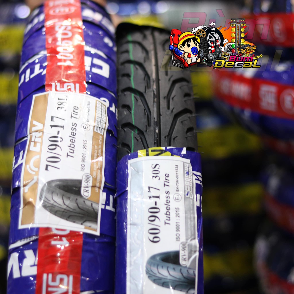 Bộ 2 Vỏ Crv Không ruột size 60/90-17 và 70/90-17