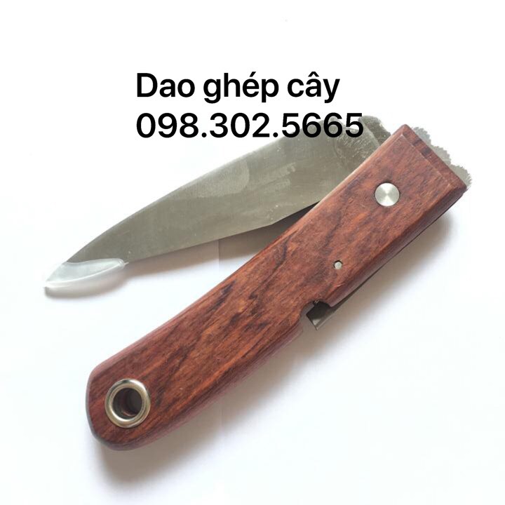 Dao chiết ghép cành cán gỗ- Dụng cụ Ghép Cây Chuyên Dụng - Chuyên dùng cho nhà vườn