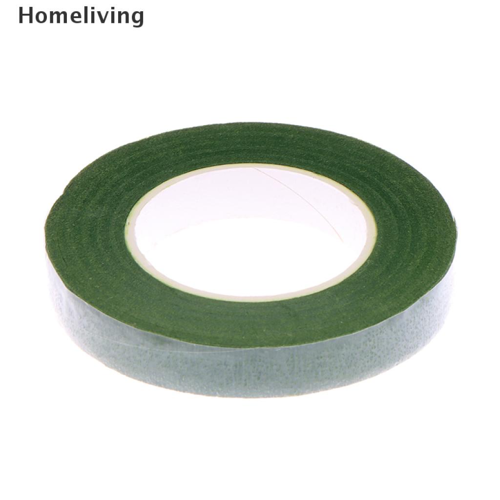 Băng quấn tự dính 30m màu xanh lá tự làm hoa thủ công
