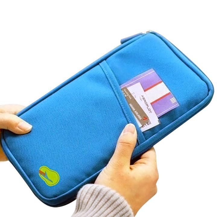 Combo túi xách du lịch gấp gọn + ví cầm tay đựng passport - BX1299