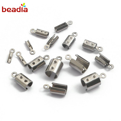 Beadia Bộ 30~50 Nút Thắt Dây Beadia Bằng Thép Không Gỉ Dùng Làm Vòng Tay Trang Sức