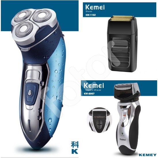 [XÃ KHO] MÁY CẠO RÂU KEMEI KM-2016, KEMEI 8007, YANDOU SV-W301U, CỔNG USB [HCM]