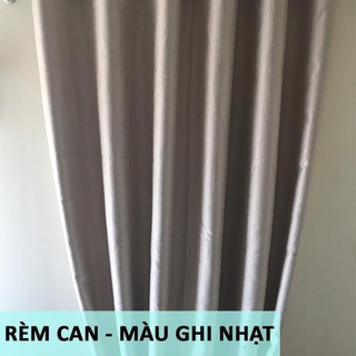 Rèm can màu ghi bạc