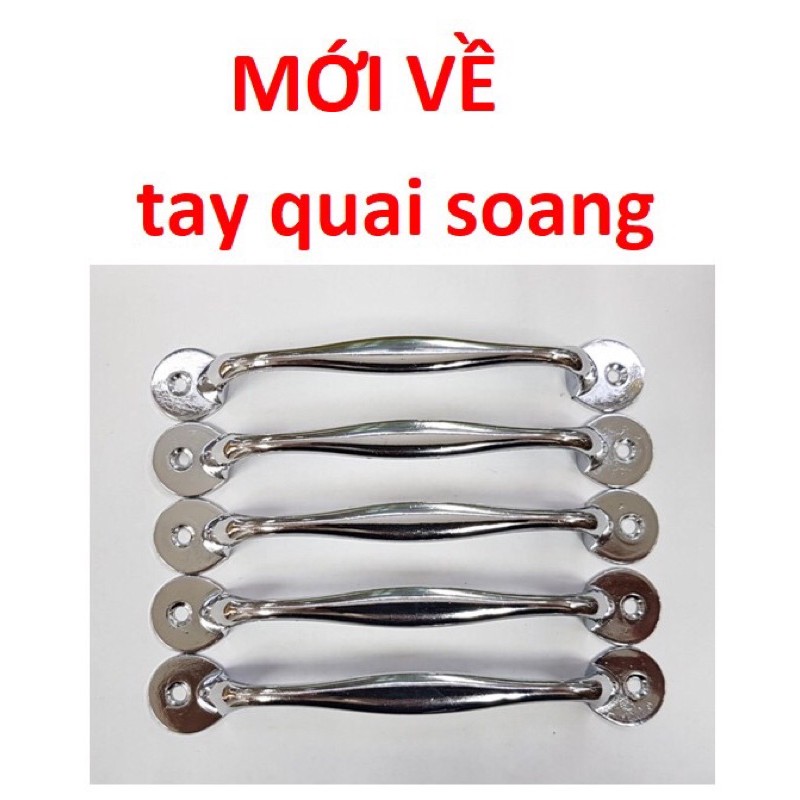 tay cầm tủ, tay nắm tủ quai soang (tay đặc, nặng, chắc chắn)