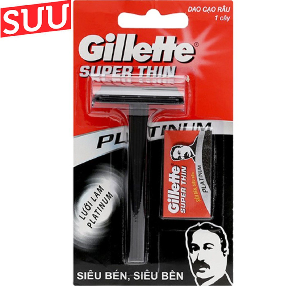 Cần Và Dao Cạo Râu Gillette Super Thin Er-80 suu.shop cam kết 100% chính hãng