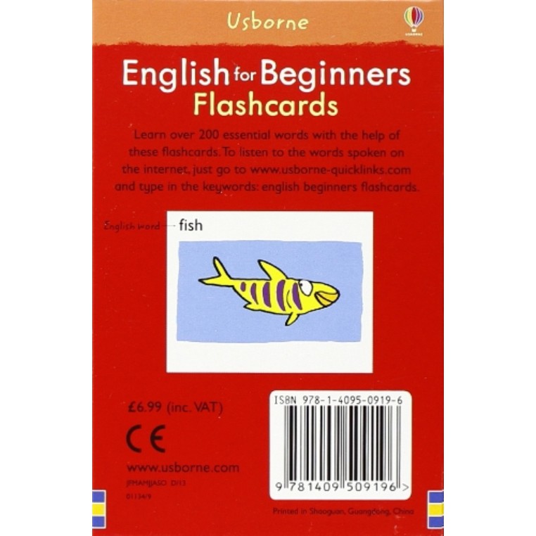Sách - English For Beginners Flashcards