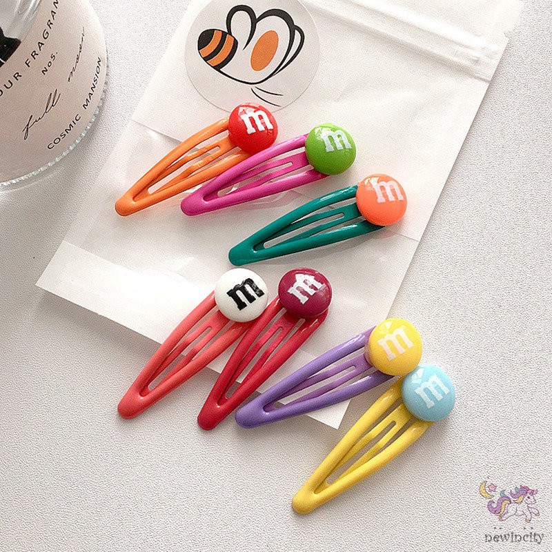 Kẹp Tóc Thiết Kế Hoạt Hình Phong Cách Hàn Quốc Đáng Yêu Dành Cho Bé Gái