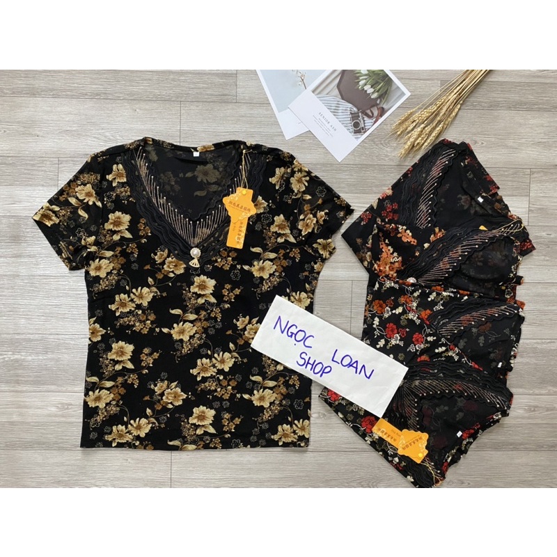 Voan lưới hai lớp cổ ren trung niên Quảng Châu