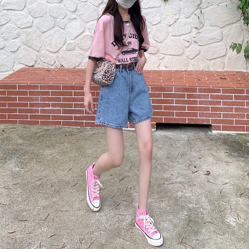 Quần Short Denim Lưng Cao Phong Cách Mới Mùa Hè 52950