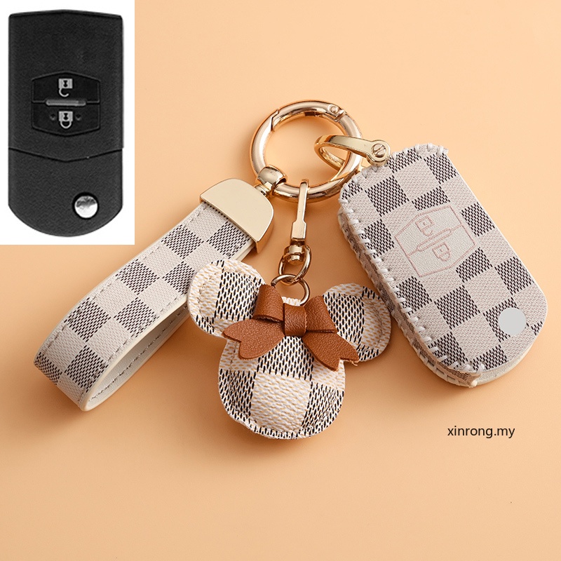 Vỏ Da Bảo Vệ Chìa Khóa Xe Hơi Mazda 3 CX4 CX5 6 CX8