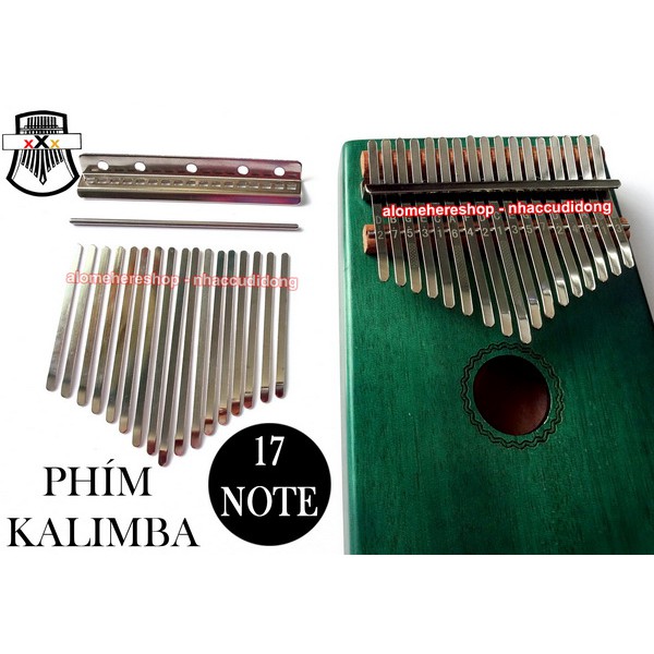 Bộ 17 phím cho đàn Kalimba 17 Note DIY