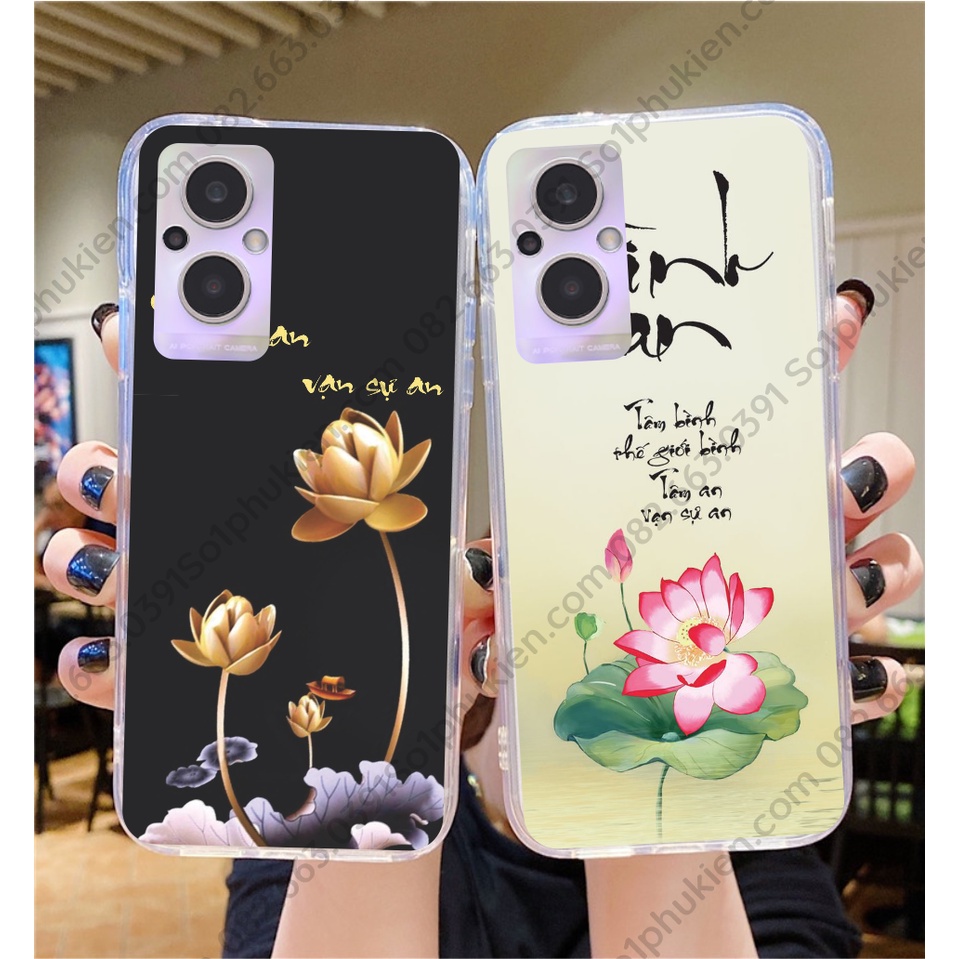 Ốp lưng Oppo Reno 7z 5G / Reno 7 5G/ Reno 8z 5G dẻo in hình thư pháp, nhiều mẫu đẹp, sang trọng