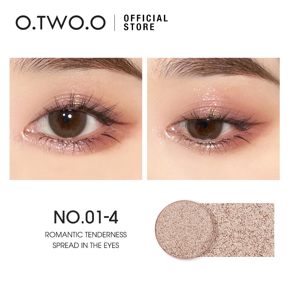 Phấn mắt O.TWO.O màu nhũ lấp lánh bắt sáng cao chống thấm nước 10g | BigBuy360 - bigbuy360.vn