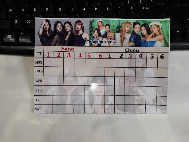 Thời khóa biểu blackpink mới mẫu mã đa dạng