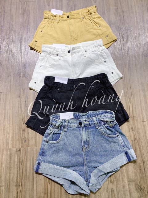 Quần short nữ gấp gấu, mềm nhẹ chuẩn hàng Quảng Châu | BigBuy360 - bigbuy360.vn